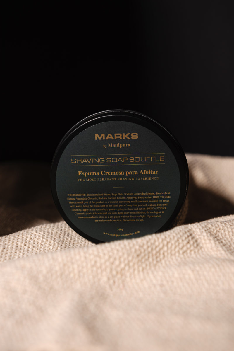 Manipura Cosmética Natural Linea Marks Espuma cremosa para afeitar/Shaving soap souffle https://manipuracosmetics.com/product/marks-shaving-soap/